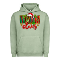 Pigment Oil Green Christmas Yaya Claus Urban Hoodie - FaDigitalArtStudio