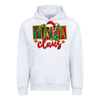 White Christmas Yaya Claus Urban Hoodie - FaDigitalArtStudio