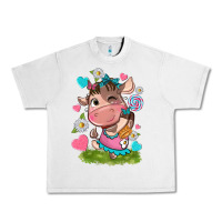 Lunar Rock little cute cow Urban Heavy Tee - NancyCooperArtShop