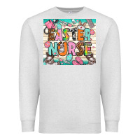 Oatmeal Heather Easter nurse Easter Day tumbler Premium Sweatshirt - HowdyJamesFarm
