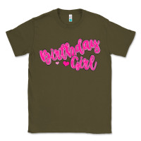 Army Green birthday girl Classic Tee - MaliasSmallBusiness