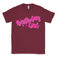 Burgundy birthday girl Classic Tee - MaliasSmallBusiness