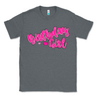 Charcoal Heather birthday girl Classic Tee - MaliasSmallBusiness