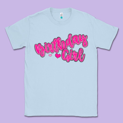 Birthday Girl Classic Tee Designed By Maliassmallbusiness