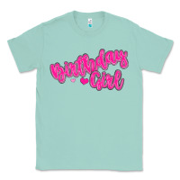 Seafoam birthday girl Classic Tee - MaliasSmallBusiness