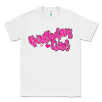 White birthday girl Classic Tee - MaliasSmallBusiness