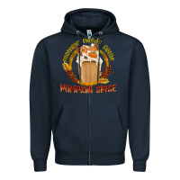 Navy Mommy Needs Some Pumpkin Spice Zipper Hoodie - texasbilliewilder