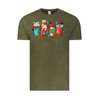 Vintage Olive dog mama golden retriever Vintage Tee - MaliasSmallBusiness