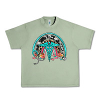 Oil Green nurse rainbow Urban Heavy Tee - NancyCooperArtShop