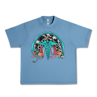 Pebble Blue nurse rainbow Urban Heavy Tee - NancyCooperArtShop