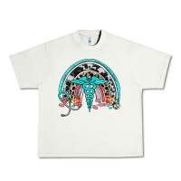 Pistachio nurse rainbow Urban Heavy Tee - NancyCooperArtShop