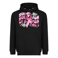 Black survivor breast cancer Heavyweight Hoodie - CowGirlArtShop