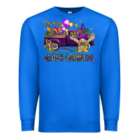 True Royal Happy Mardi carnival with truck Premium Sweatshirt - HowdyJamesFarm