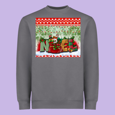 Noel Tumbler Heavyweight Sweatshirt Designed By Bundleandbundleshop