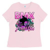 Bubblegum Pink bmx princess Ladies Tee - AdoDesignShop