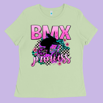 Bmx Princess Ladies Tee Designed By Adodesignshop