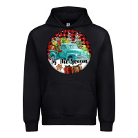 Black Tis The Season Truck Urban Hoodie - FaDigitalArtStudio