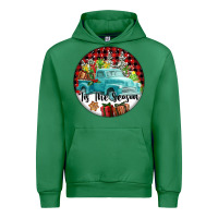 Emerald Tis The Season Truck Urban Hoodie - FaDigitalArtStudio