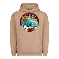 Pigment Burro Tis The Season Truck Urban Hoodie - FaDigitalArtStudio
