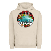 Pigment French Oak Tis The Season Truck Urban Hoodie - FaDigitalArtStudio