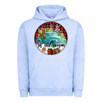 Pigment Grape Ice Tis The Season Truck Urban Hoodie - FaDigitalArtStudio