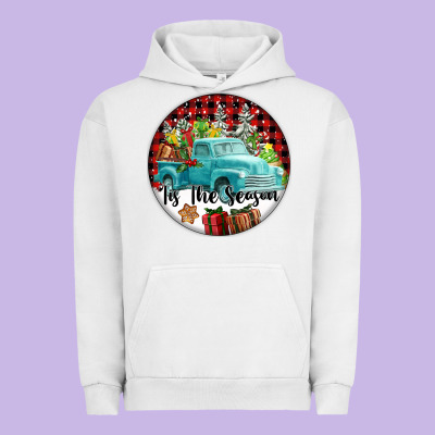 Tis The Season Truck Urban Hoodie Designed By Fadigitalartstudio