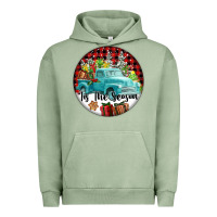 Pigment Oil Green Tis The Season Truck Urban Hoodie - FaDigitalArtStudio