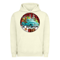 Pigment Pistachio Tis The Season Truck Urban Hoodie - FaDigitalArtStudio