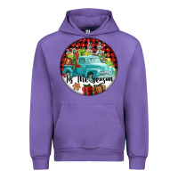 Tulip Tis The Season Truck Urban Hoodie - FaDigitalArtStudio