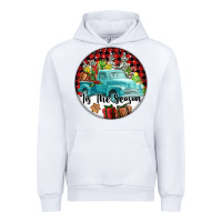 White Tis The Season Truck Urban Hoodie - FaDigitalArtStudio