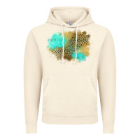 Vintage Artic turquoise leopard patch Vintage Hoodie - Jasminsmagicworld