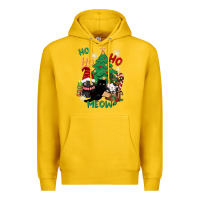 Lemon ho ho ho meow Premium Hoodie - CowGirlArtShop