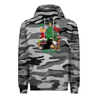 Slate Camo ho ho ho meow Premium Hoodie - CowGirlArtShop