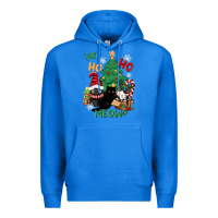 True Royal ho ho ho meow Premium Hoodie - CowGirlArtShop