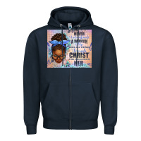 Navy Never Underestimate a Woman Who Does Zipper Hoodie - texasbilliewilder
