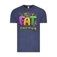 Vintage Denim fat tuesday Vintage Tee - MaliasSmallBusiness