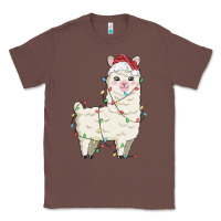 Chestnut christmas llama Classic Tee - MaliasSmallBusiness