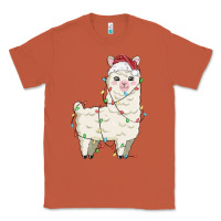 Copper christmas llama Classic Tee - MaliasSmallBusiness