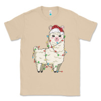 Mushroom christmas llama Classic Tee - MaliasSmallBusiness
