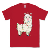 Red christmas llama Classic Tee - MaliasSmallBusiness