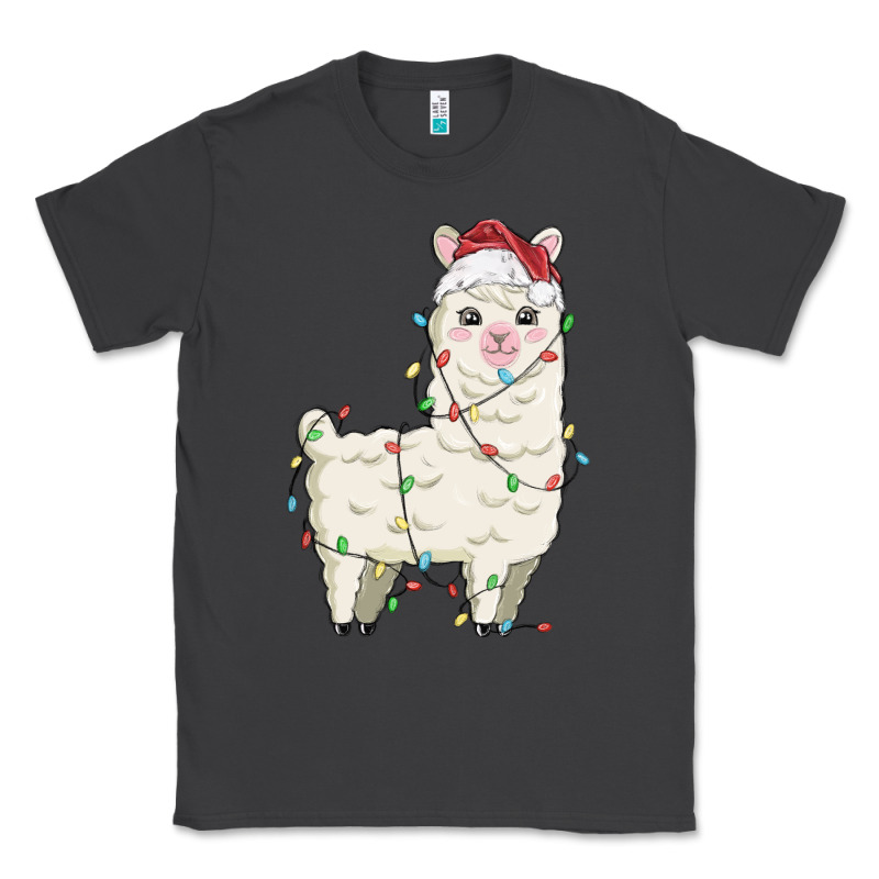 Christmas Llama Classic Tee by MaliasSmallBusiness | Teevron