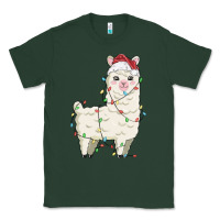 Sports Green christmas llama Classic Tee - MaliasSmallBusiness