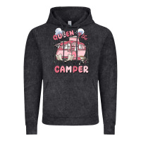 Vintage Black queen of the camper Vintage Hoodie - MaliasSmallBusiness