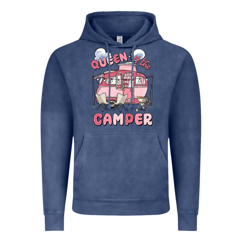 Queen Of The Camper Vintage Hoodie by MaliasSmallBusiness | Teevron