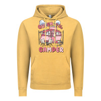 Vintage Mustard queen of the camper Vintage Hoodie - MaliasSmallBusiness