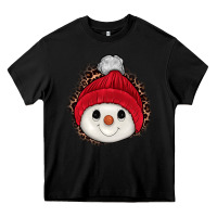 Black snowman Heavy Core Tee - JahusDesignShop