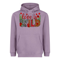Lavender Love is wild Valentine's Day Heavyweight Hoodie - HowdyJamesFarm