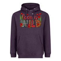 Plum Love is wild Valentine's Day Heavyweight Hoodie - HowdyJamesFarm