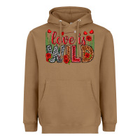 Toasted Coconut Love is wild Valentine's Day Heavyweight Hoodie - HowdyJamesFarm