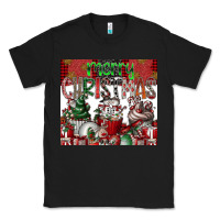 Black merry Christmas Classic Tee - CowhideDigitalArt